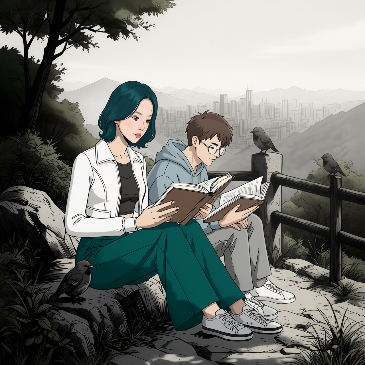 C 단일 이미지 텍스트 조명 리라이트 결과